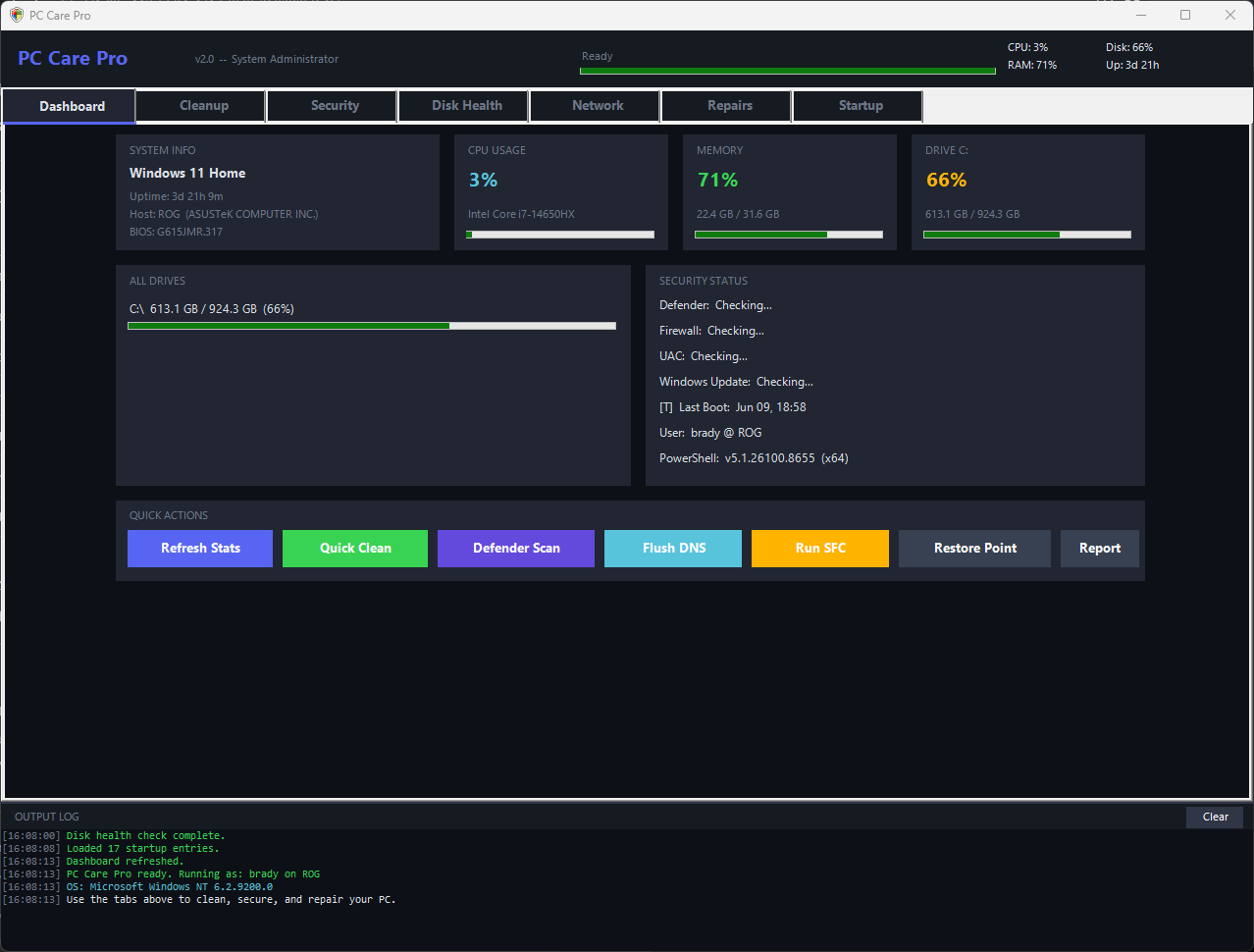 Dashboard